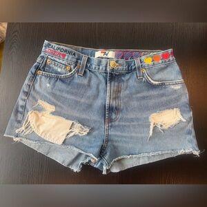Aviator Nation Denim Shorts Size 29